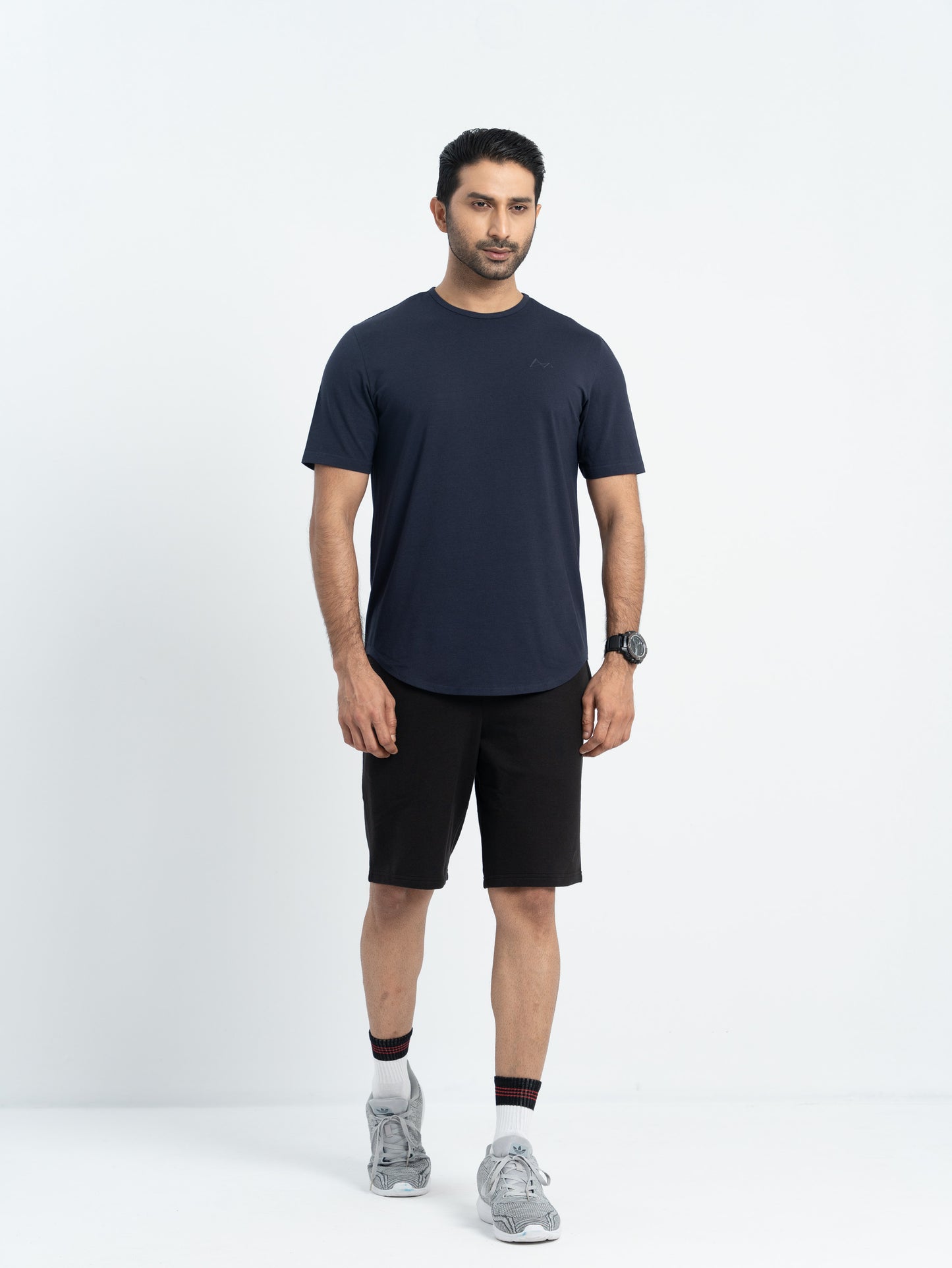 Origin Crewneck Curve Hem Tee