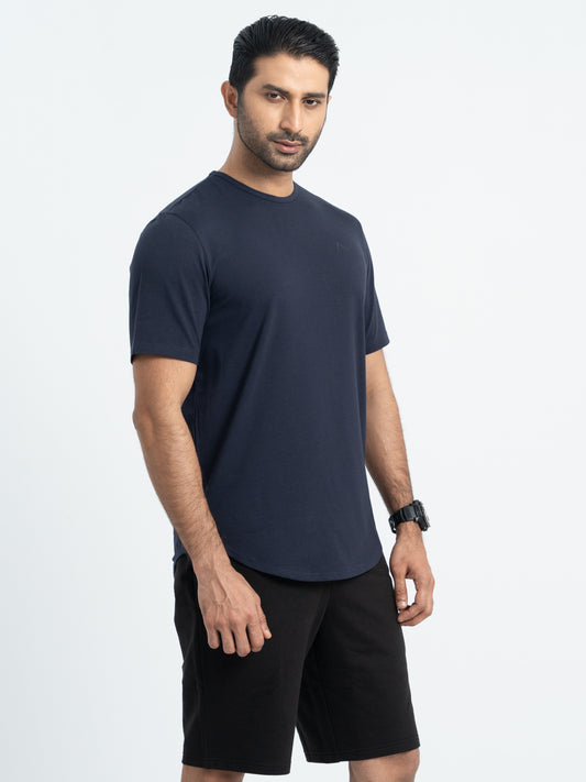 Origin Crewneck Curve Hem Tee