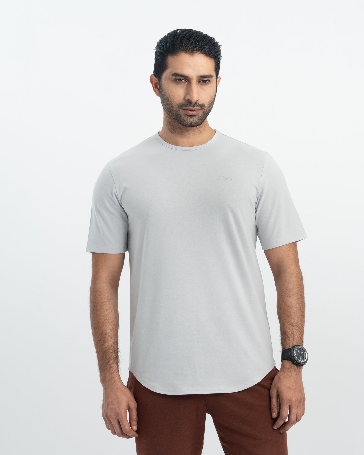 Origin Crewneck Curve Hem Tee