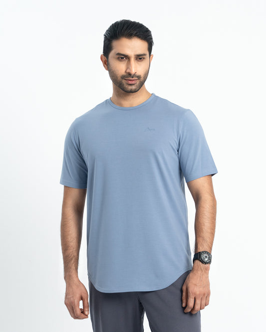 Origin Crewneck Curve Hem Tee