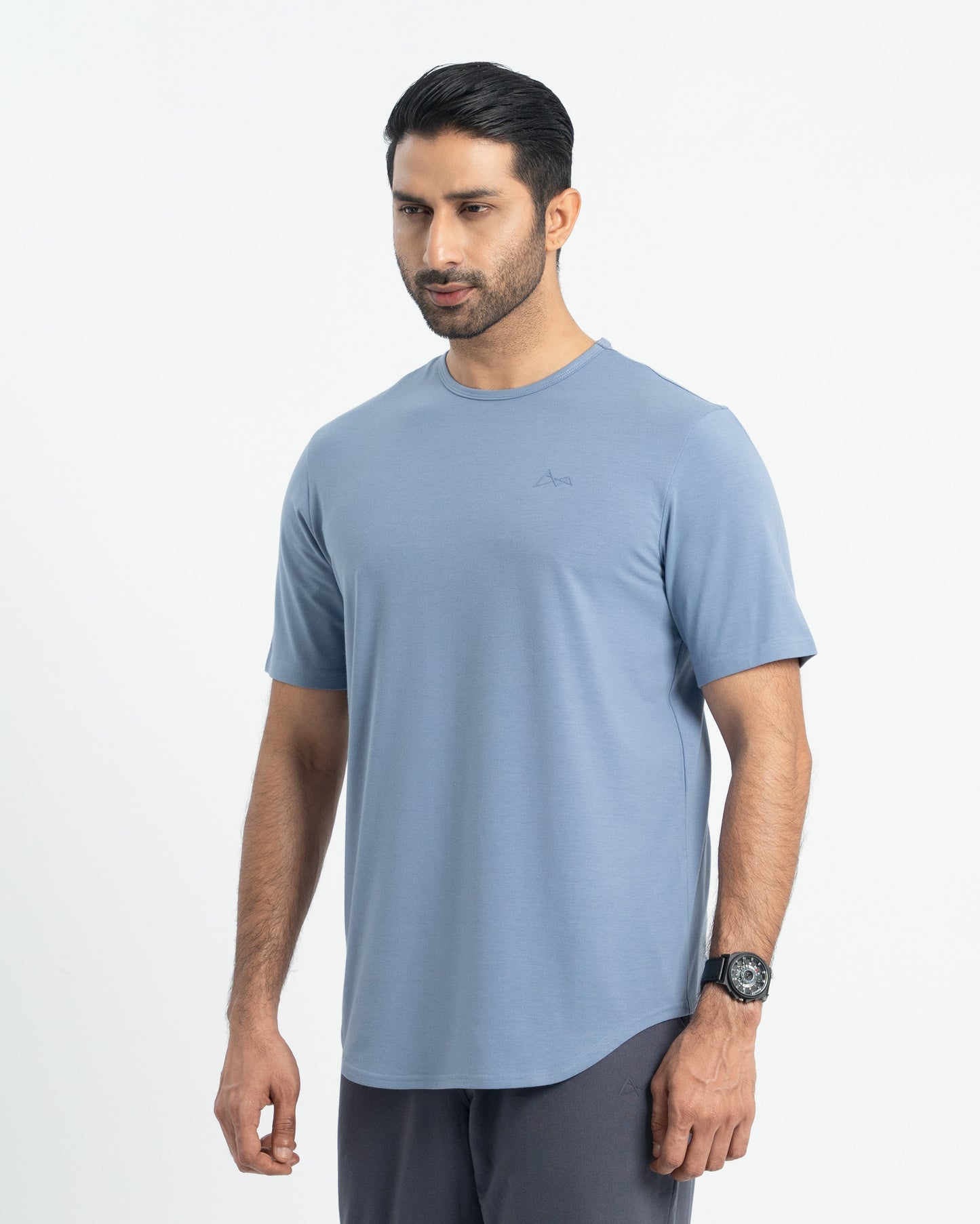 Origin Crewneck Curve Hem Tee