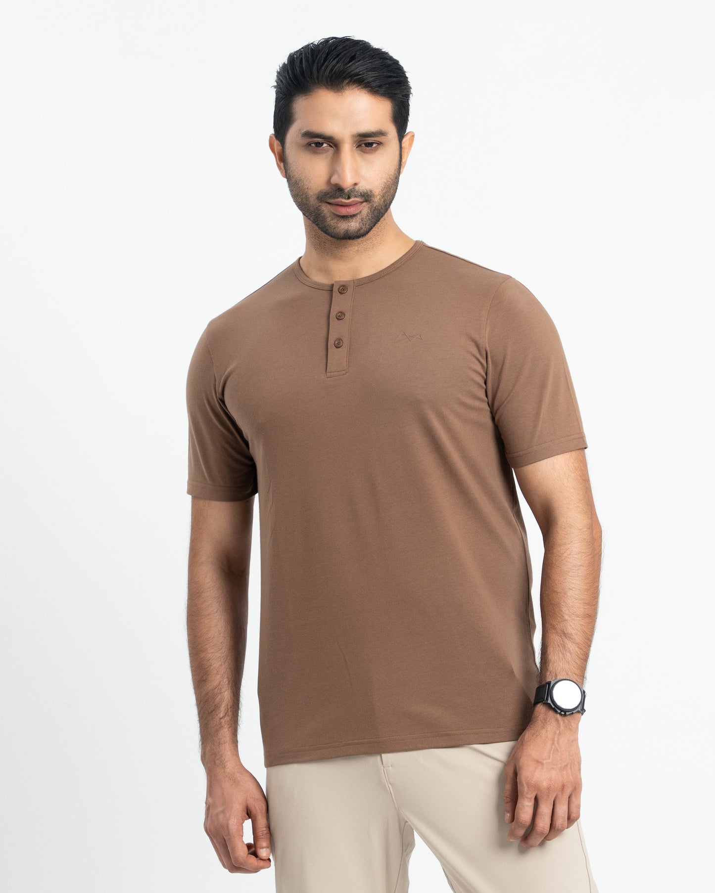 Origin Straight Hem Henley T-shirt