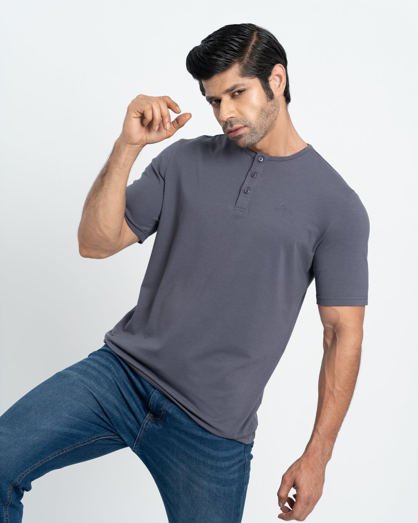 Origin Straight Hem Henley T-shirt