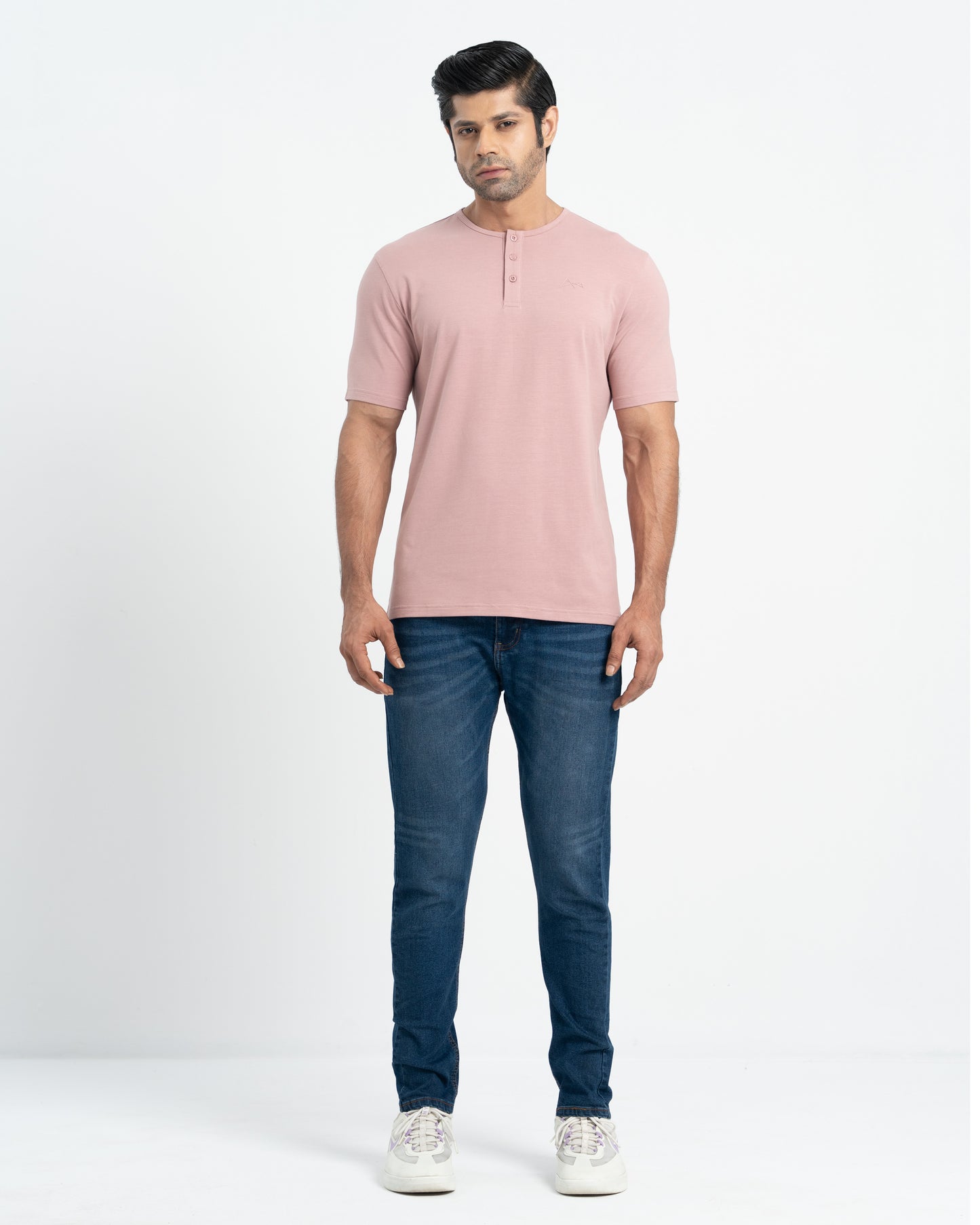 Origin Straight Hem Henley T-shirt