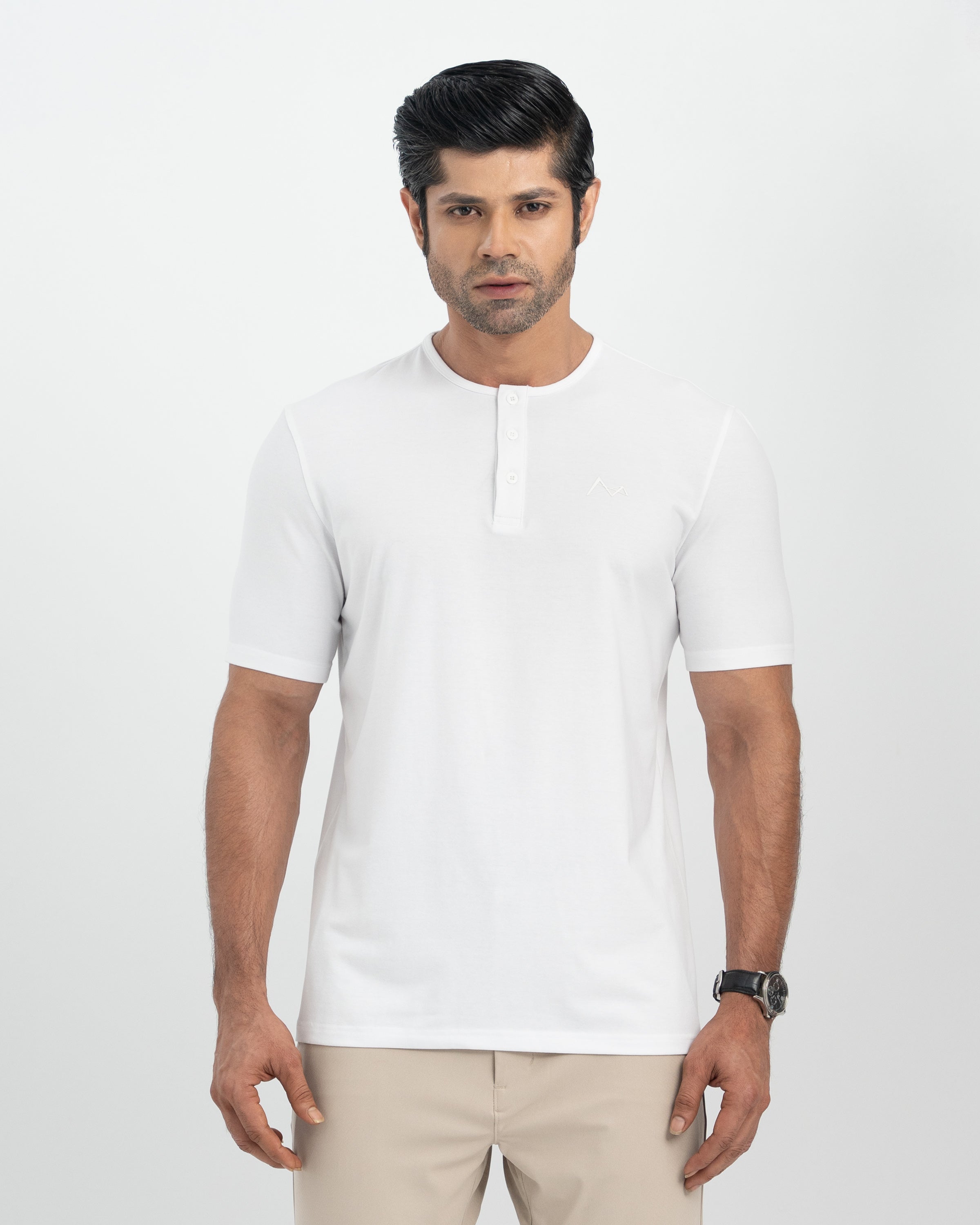 Origin Straight Hem Henley T-shirt – Turaag Active1