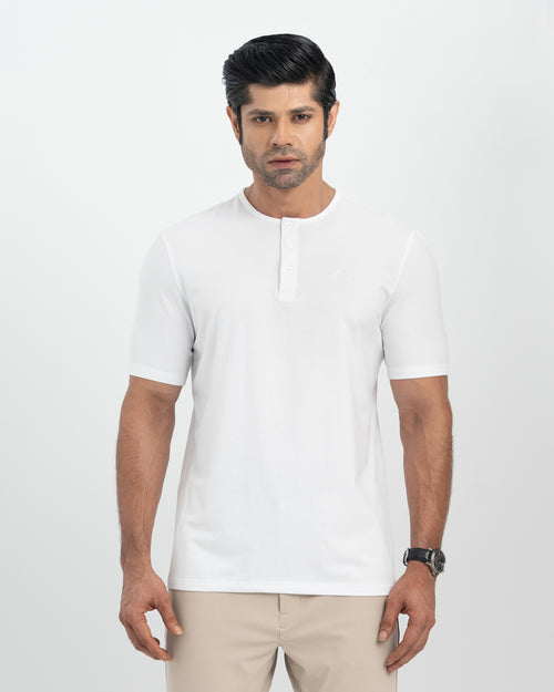 Origin Straight Hem Henley T-shirt