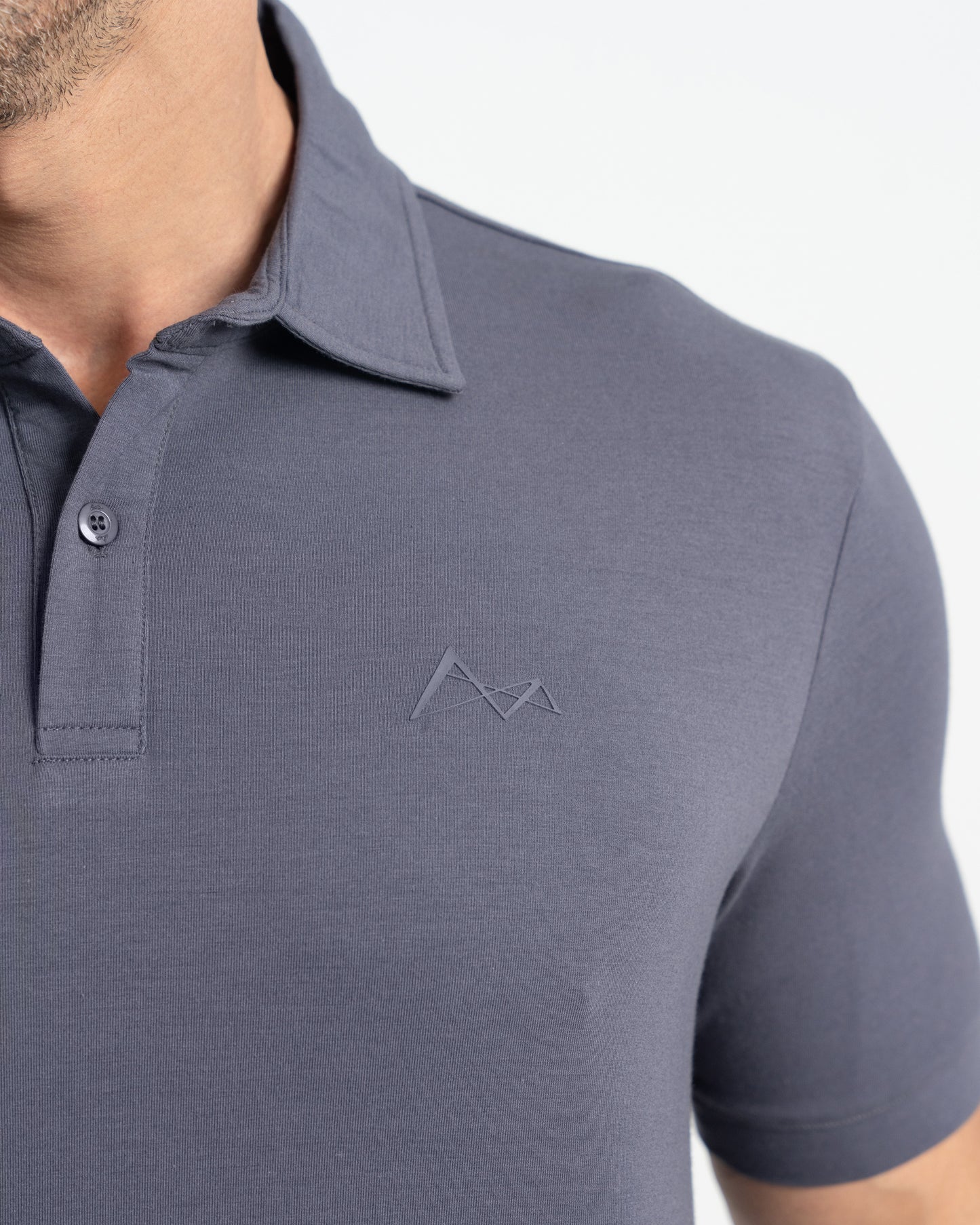 Origin Curve Hem Polo Shirt