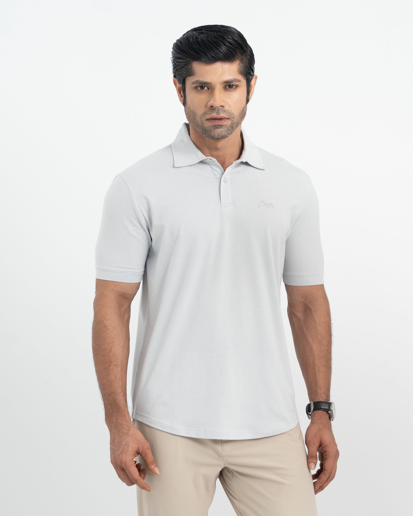 Origin Curve Hem Polo Shirt