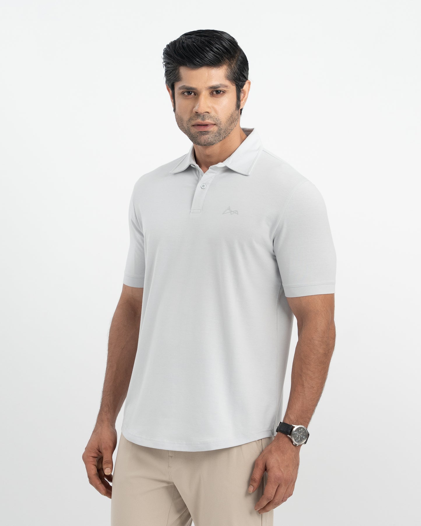 Origin Curve Hem Polo Shirt