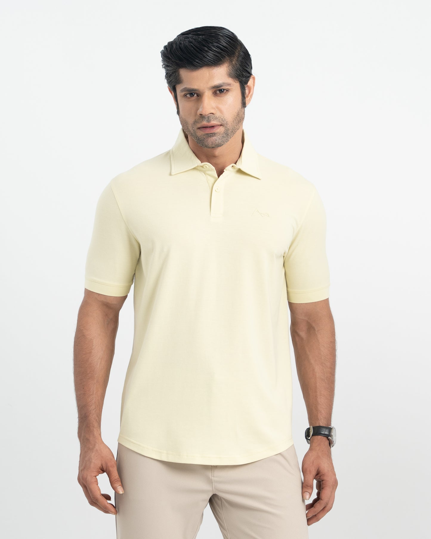 Origin Curve Hem Polo Shirt