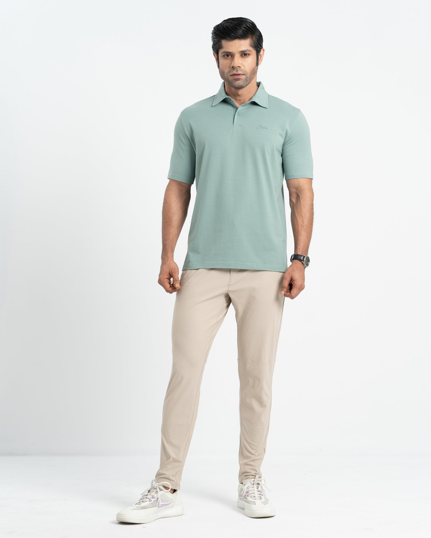 Origin Split Hem Polo Shirt