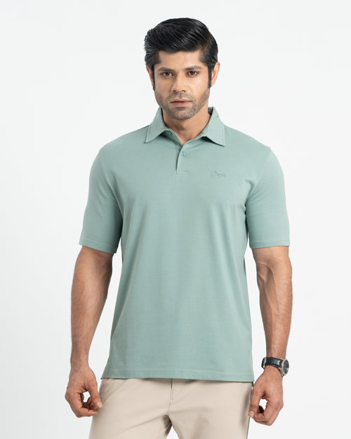 Origin Split Hem Polo Shirt