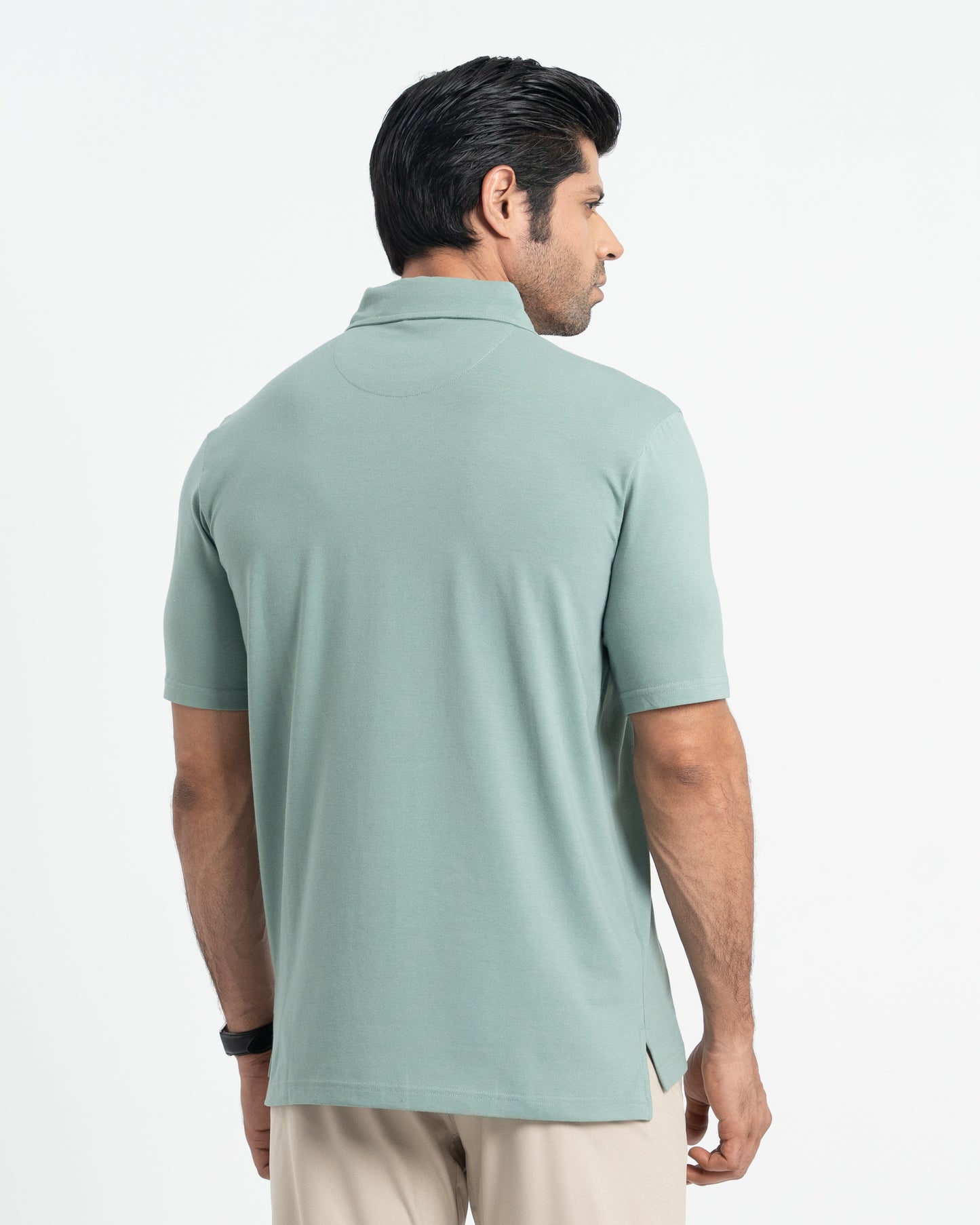 Origin Split Hem Polo Shirt