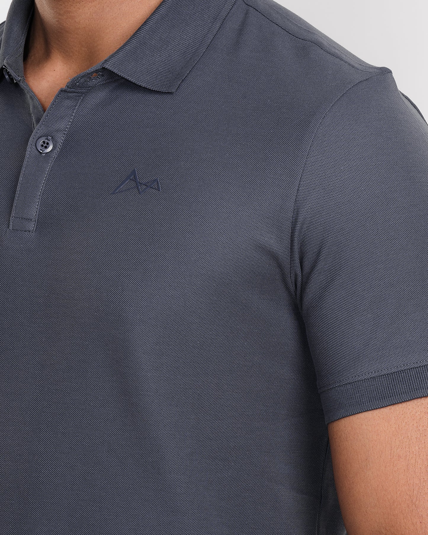 Classic Curve Hem Pima Polo Shirt