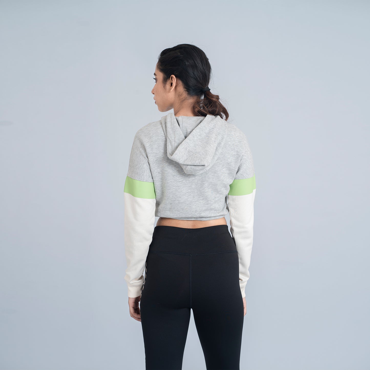 Evolution Cropped Hoodie