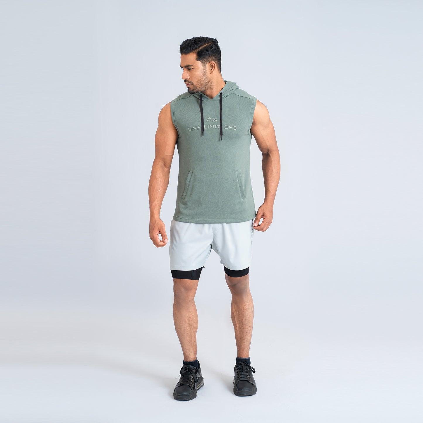 Power Sweat Sleeveless Hoodie