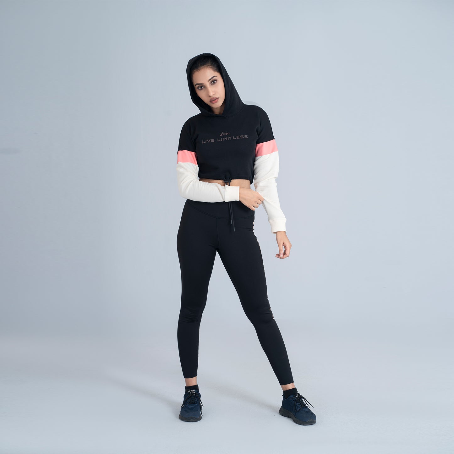 Evolution Cropped Hoodie