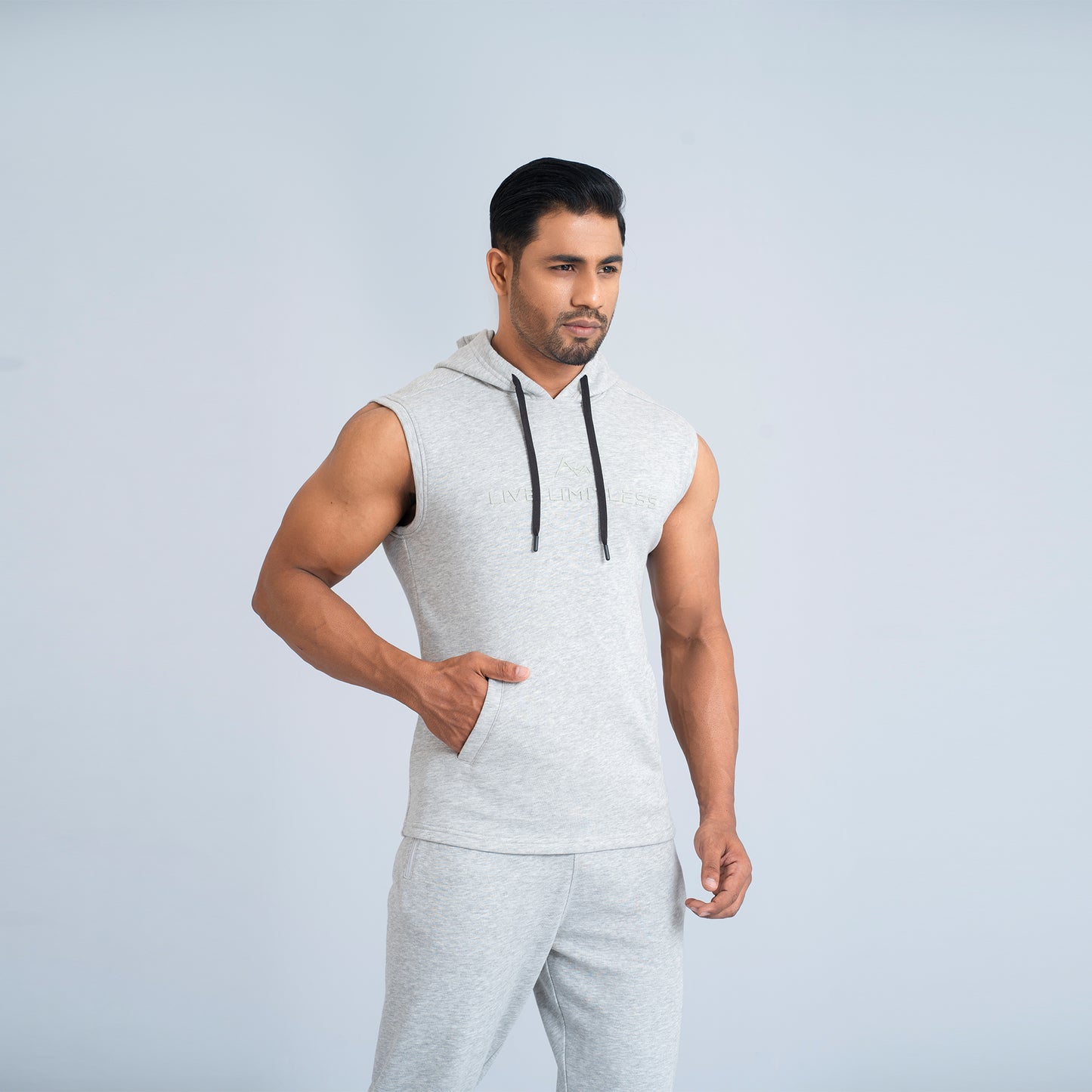 Power Sweat Sleeveless Hoodie