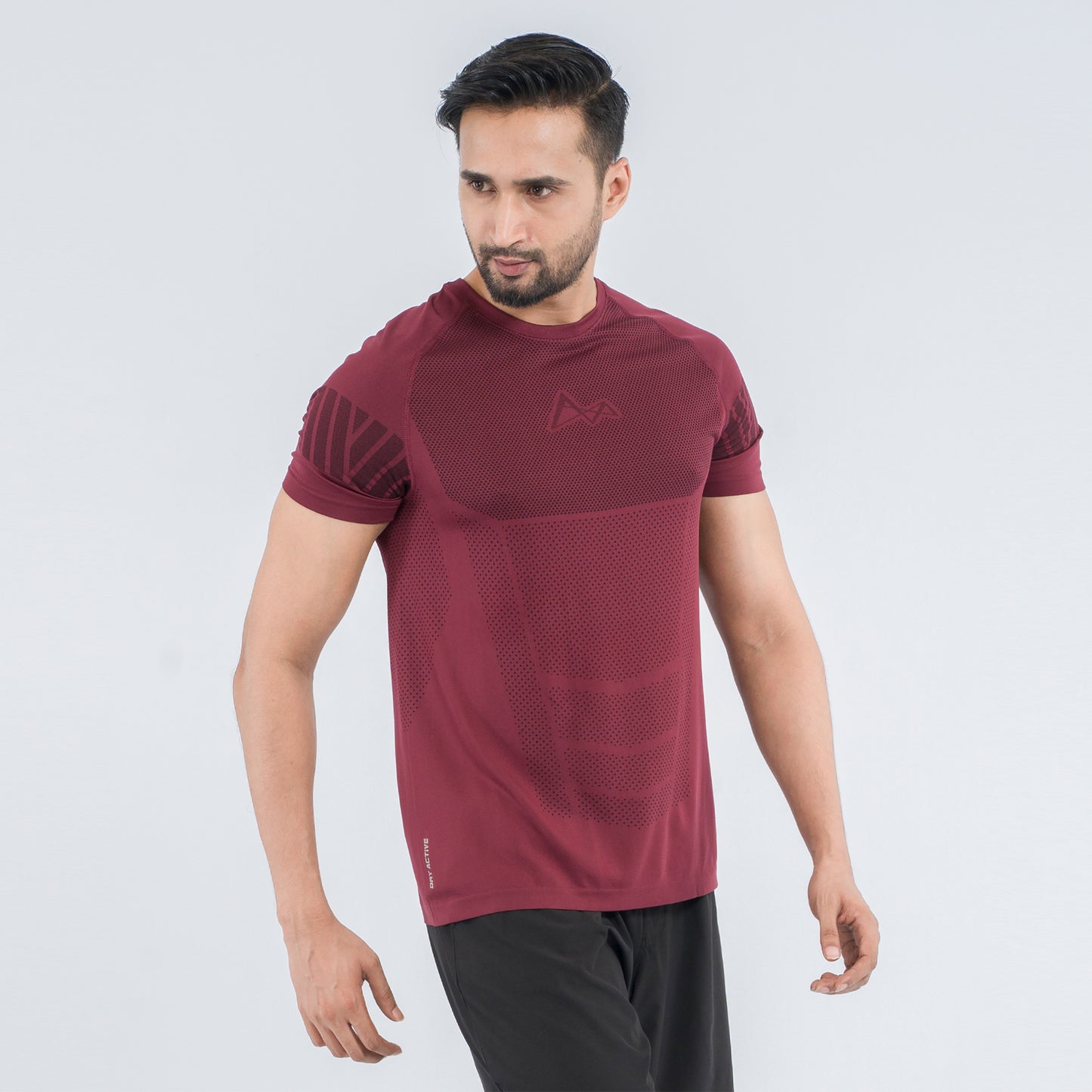 পারফর্মার টি-শার্ট ওয়াইন মেরুন