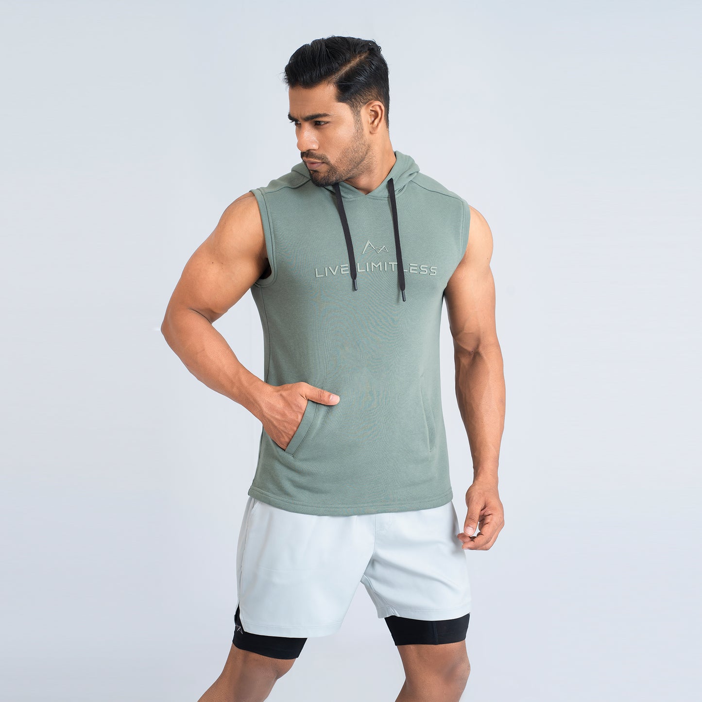 Power Sweat Sleeveless Hoodie