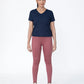 Lyra Cropped V-neck Tee