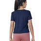 Lyra Cropped V-neck Tee