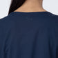 Lyra Cropped V-neck Tee
