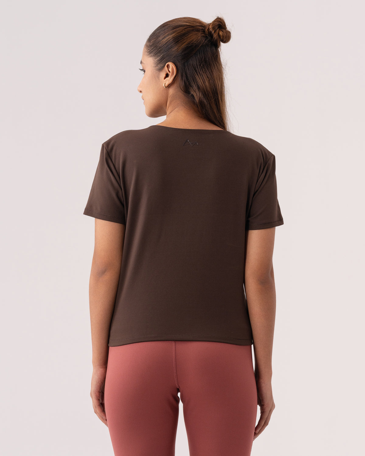 Lyra Cropped V-neck Tee