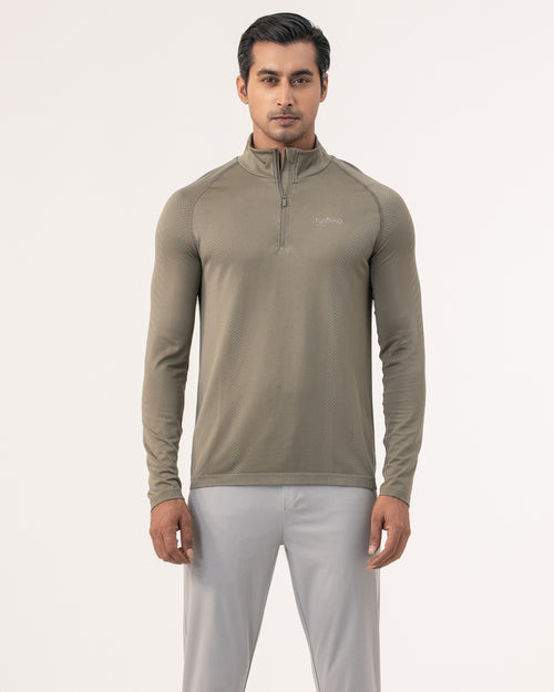 Hale Seamless Half Zip Pullover
