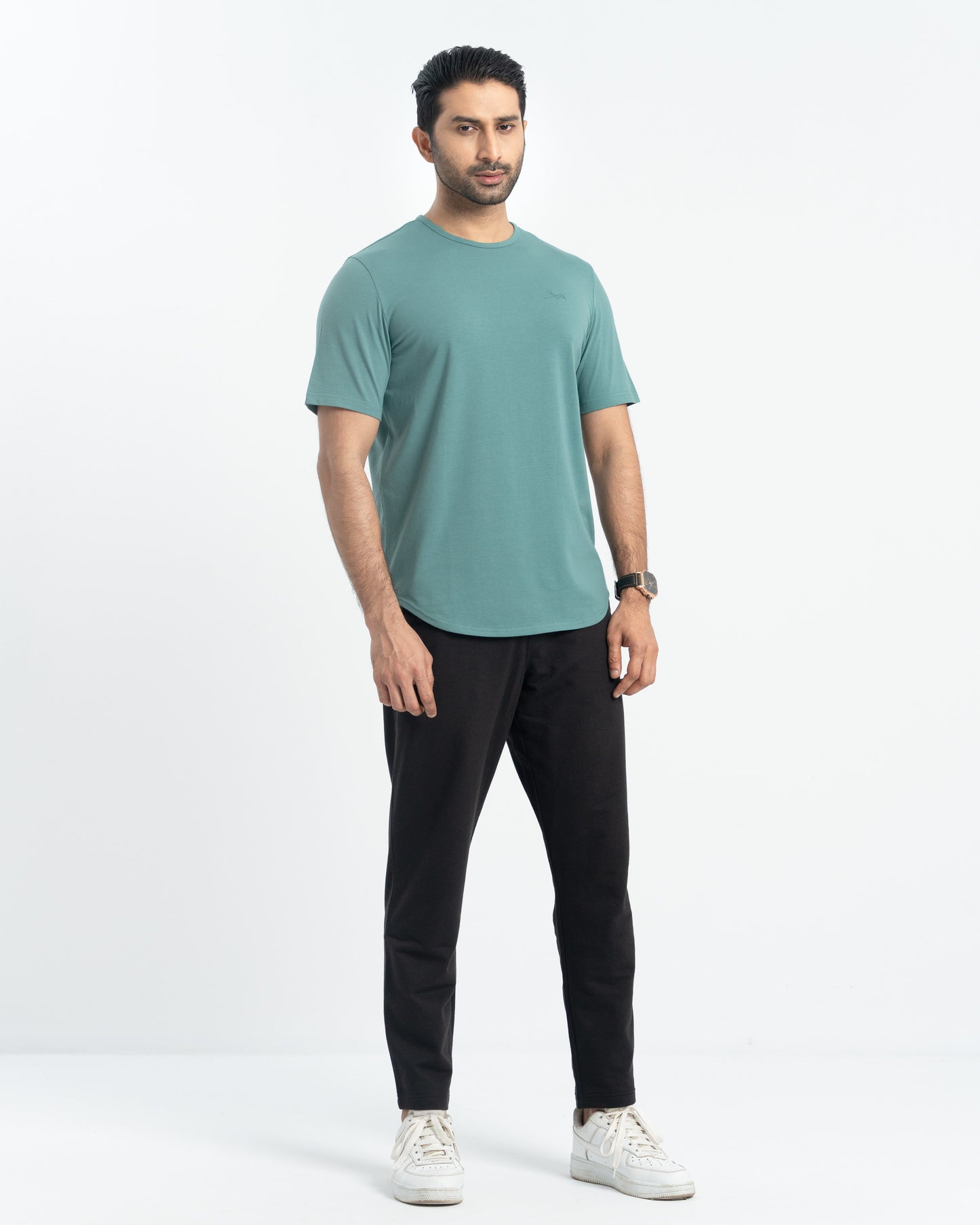 Origin Crewneck Curve Hem Tee