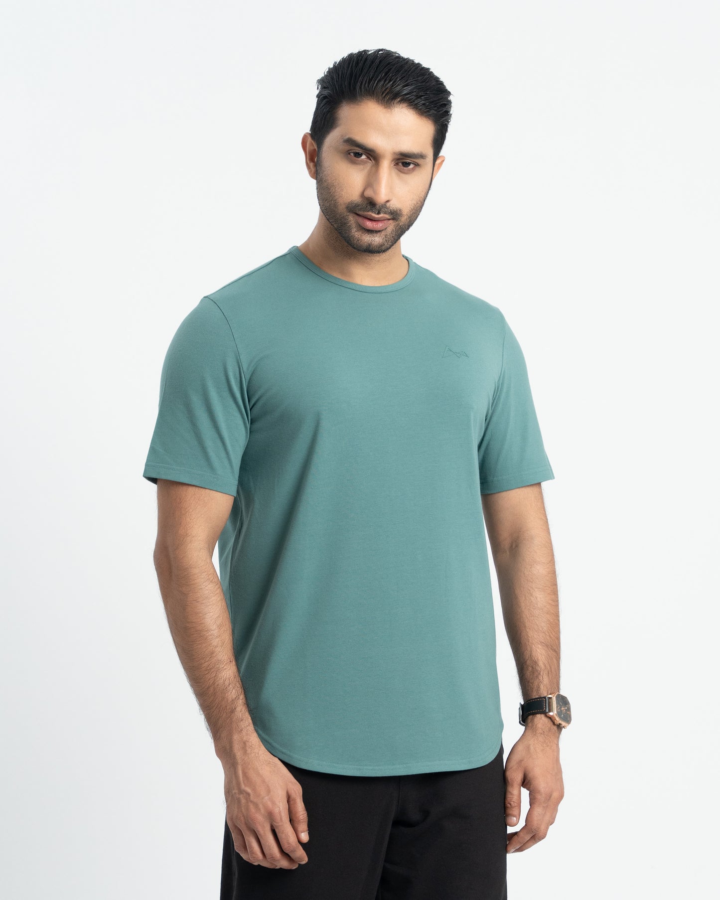 Origin Crewneck Curve Hem Tee