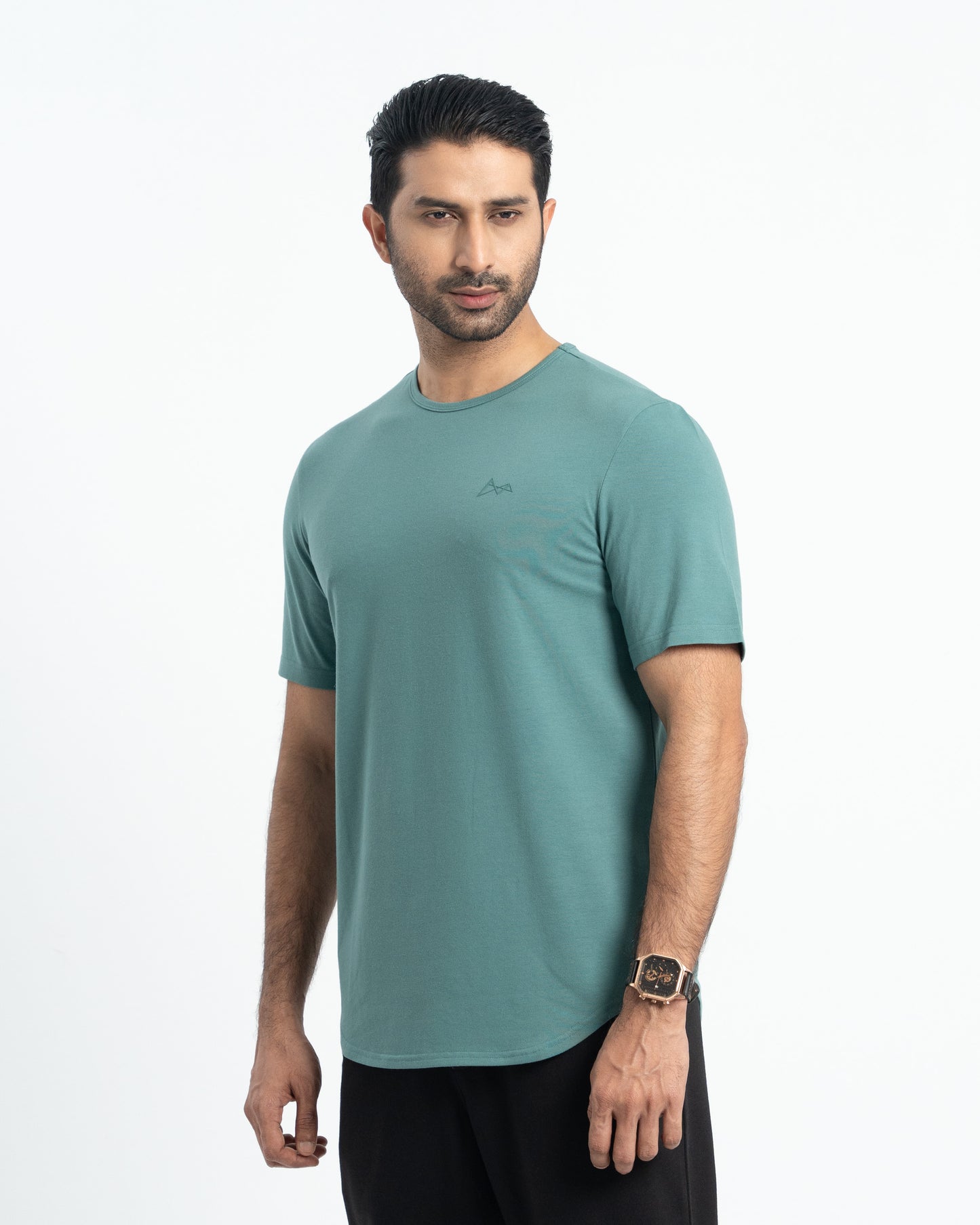 Origin Crewneck Curve Hem Tee