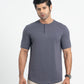 Origin Curve Hem Henley T-Shirt