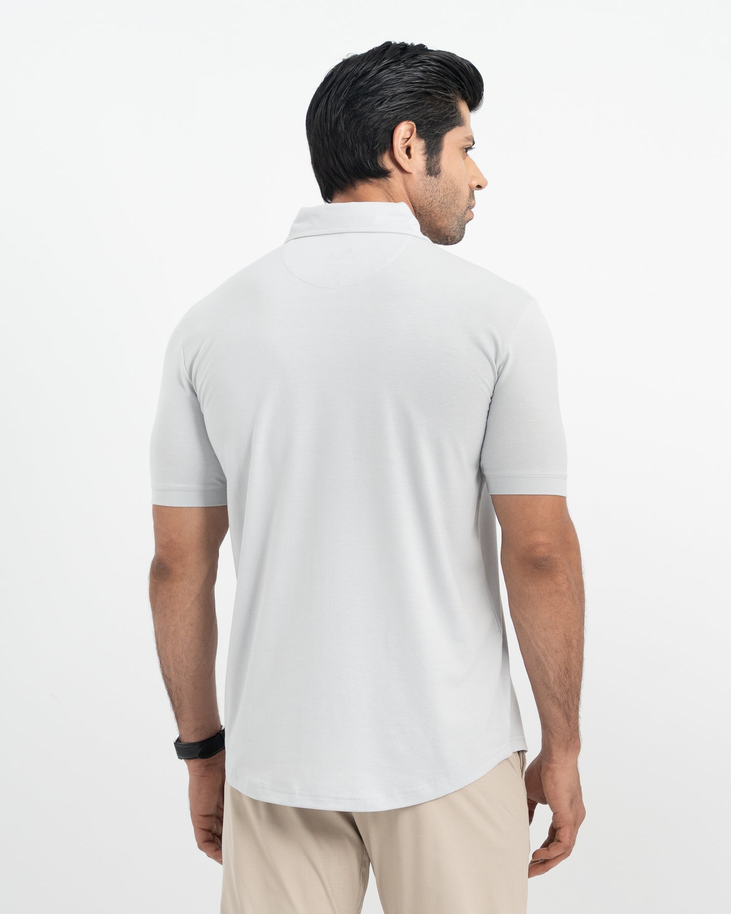 Origin Curve Hem Polo Shirt
