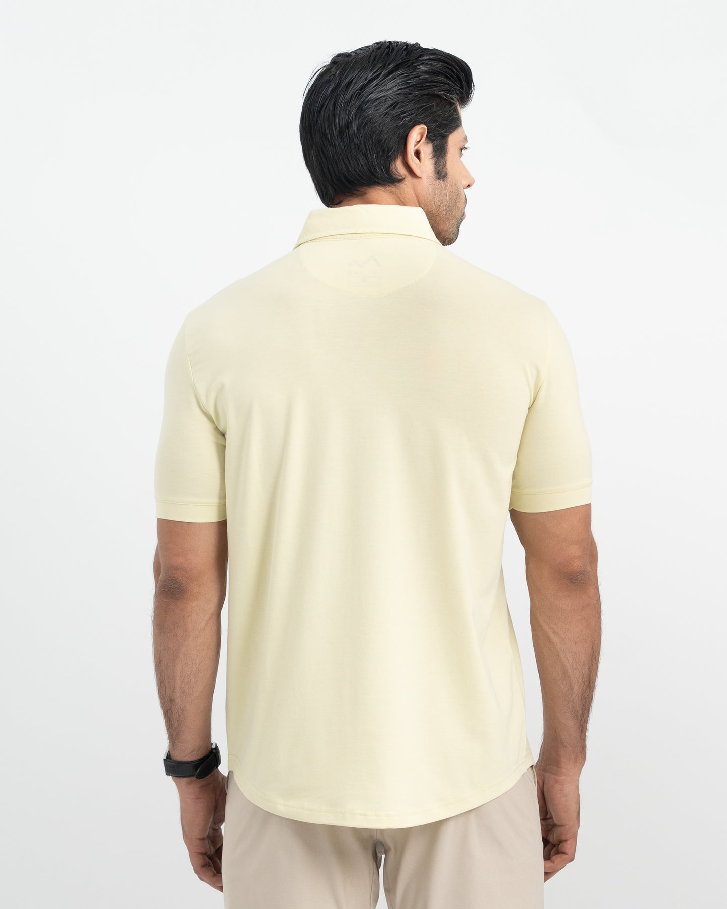 Origin Curve Hem Polo Shirt
