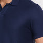 Classic V-Neck Split Polo Shirt