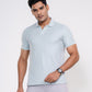 Classic V-Neck Split Polo Shirt