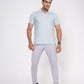Classic V-Neck Split Polo Shirt