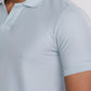 Classic V-Neck Split Polo Shirt