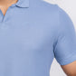 Classic V-Neck Split Polo Shirt