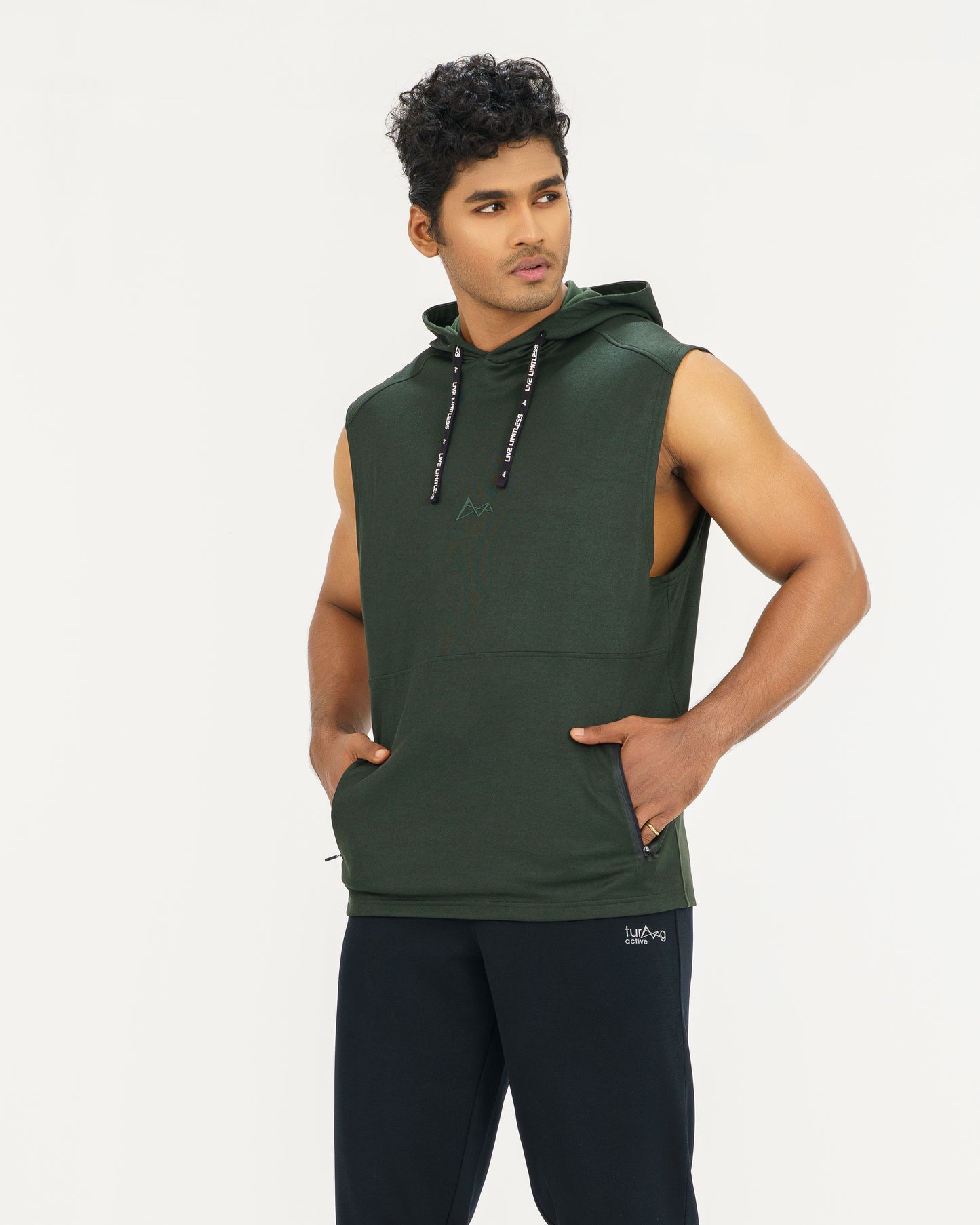 Alpha Sleeveless Hoodie